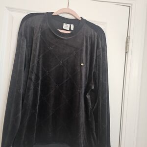 Adidas Men's Black Crewneck Sweater